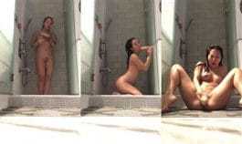 Asa Akira Nude Shower Dildo Fucking Porn Video #235