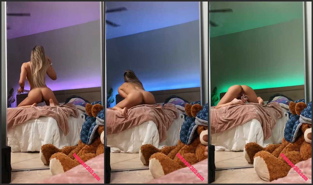 Therealbrittfit Mirror View Dick Rides Onlyfans Video