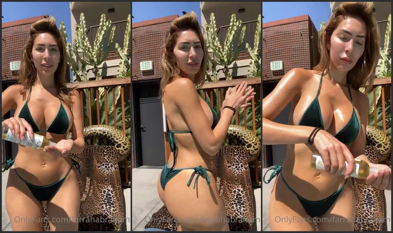 Farrah Abraham Nude Lotion Me Video Leaked