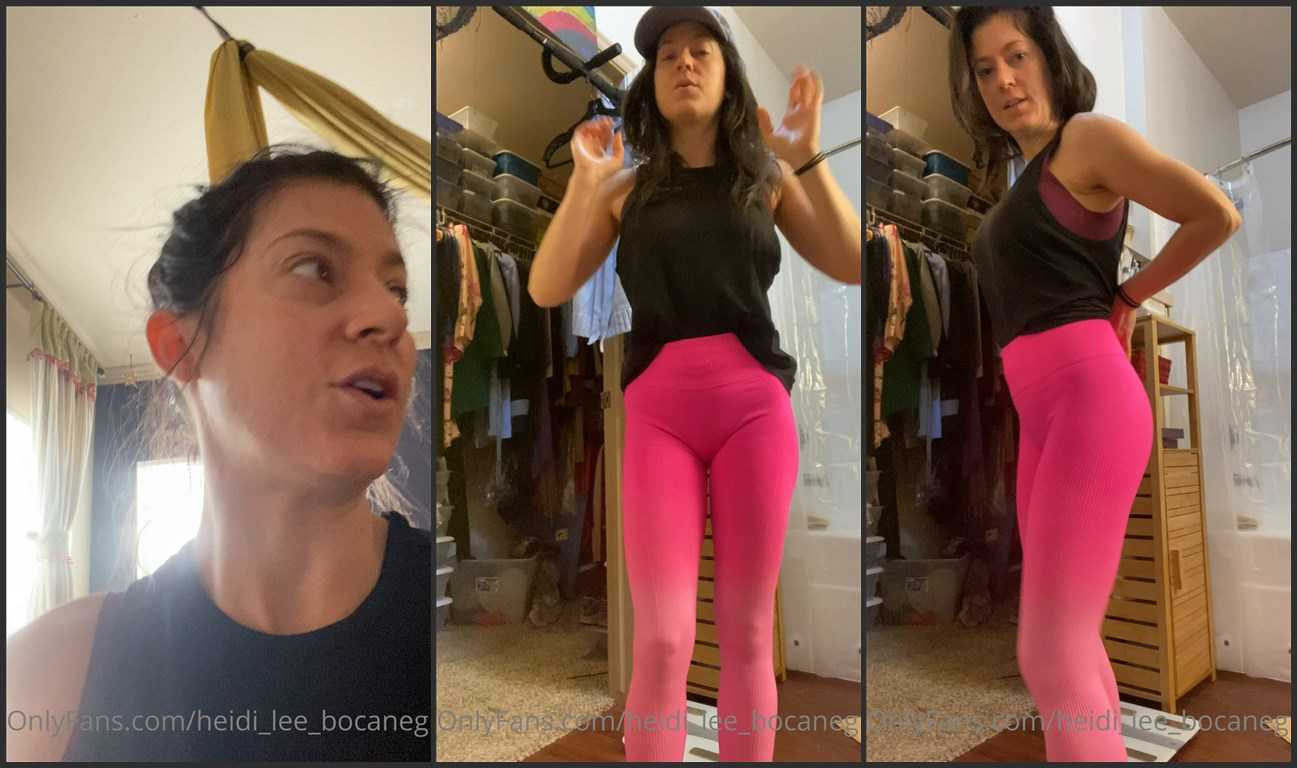 Heidi Lee Bocanegra Camel Toe Pink Pants