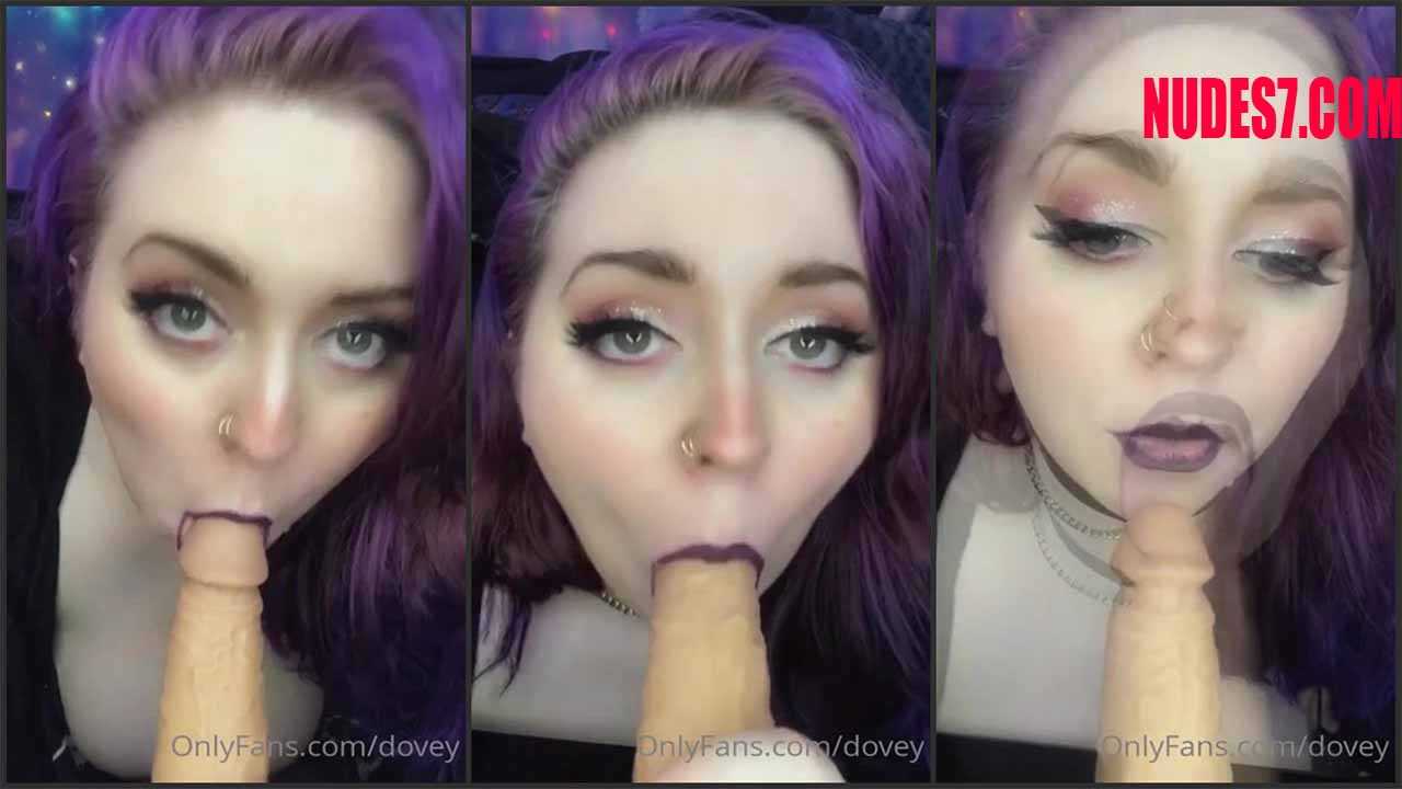 Dovey ASMR Dildo Blowjob Porn Video #255