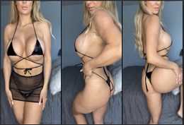 Swedish Bella Nude Black Bikini Tease Video #656