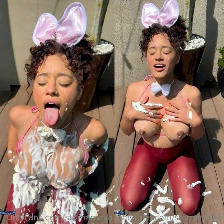 Stormi Maya Gets Naked in Whipped Cream OnlyFans Video #253