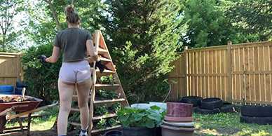 Twitch Thot Hollytwolf Garden Stream Booty Shorts Video
