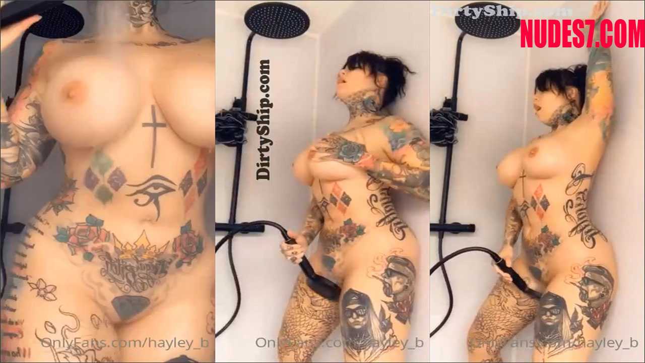 Hayley B OnlyFans Shower Nude Video