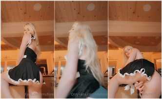 MsFiiire Nude Maid Pussy Masturbation Onlyfans Video Leaked #408