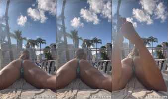Paige VanZant Ass And Feet Tease Video Leaked