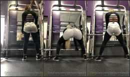 Bailey Stewart White Pants Workout #670