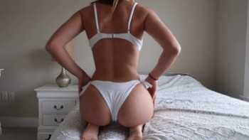 Christina Khalil Thong Bikini Try-On Patreon Video #248