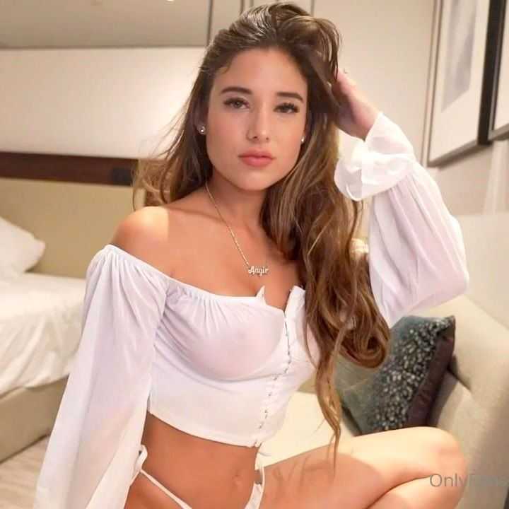 Angie Varona See Through White Dress OnlyFans Video Leaked #610