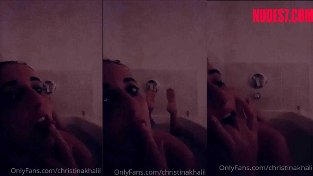 Christina Khalil Onlyfans Nude Bath Video Leaked #468