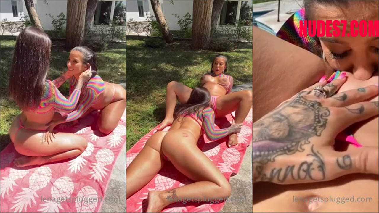 LenaThePlug and KarmenKarma Leaked Lesbian Fucking Porn Video #705