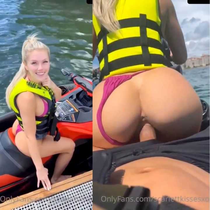 ScarlettKissesXO Sex On A Jet Ski OnlyFans Video Leaked #434