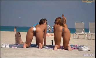 Bralessforever _ Bitchinbubba – Anal Plug Emma & Rocky at Haulover Nude Beach #186