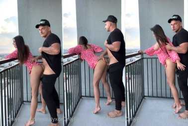 Delia Rose Balcony Sex Tape PPV Video Leaked #548
