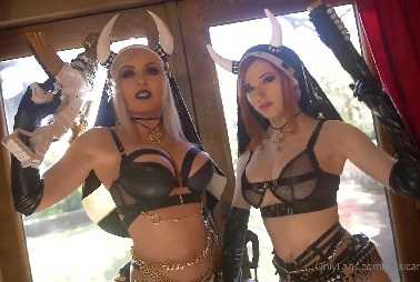Amouranth Jessica Nigri Sexy Nuns Cosplay Video Leaked #562