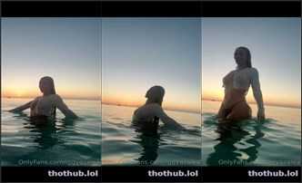 Iggy Azalea bikini sunset wet shirt LP OnlyFans Video Leaked #305