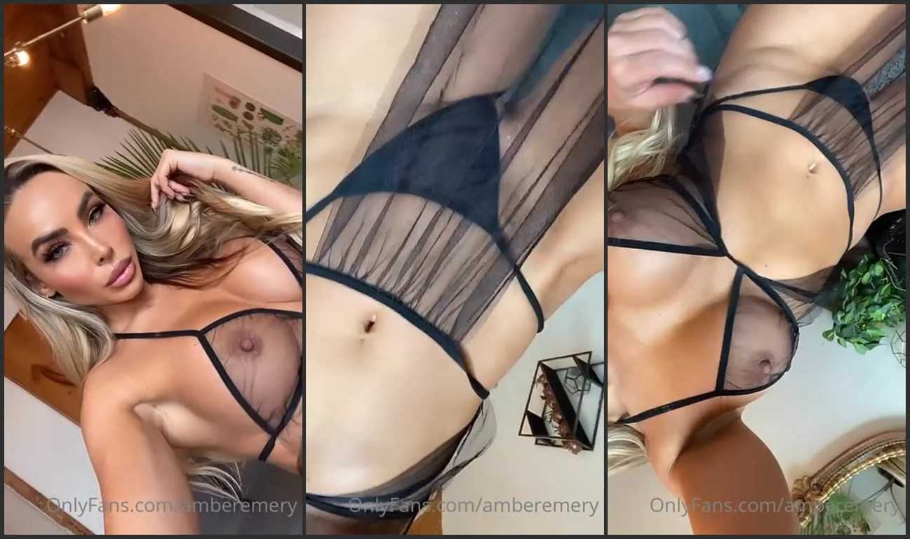 Amber Emery See Through Lingerie Video Leaked #709