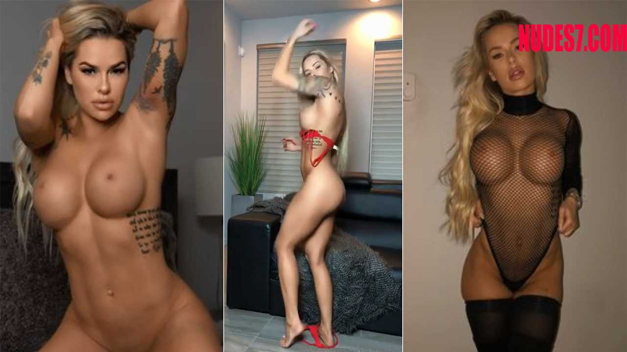 Nara Ford Teasing Nude Body In Red Lingerie OnlyFans Video #783